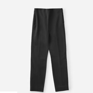 Women’s Everlane The Side-Zip Stretch Cotton Pant Flat Front Ankle Pants Size 4